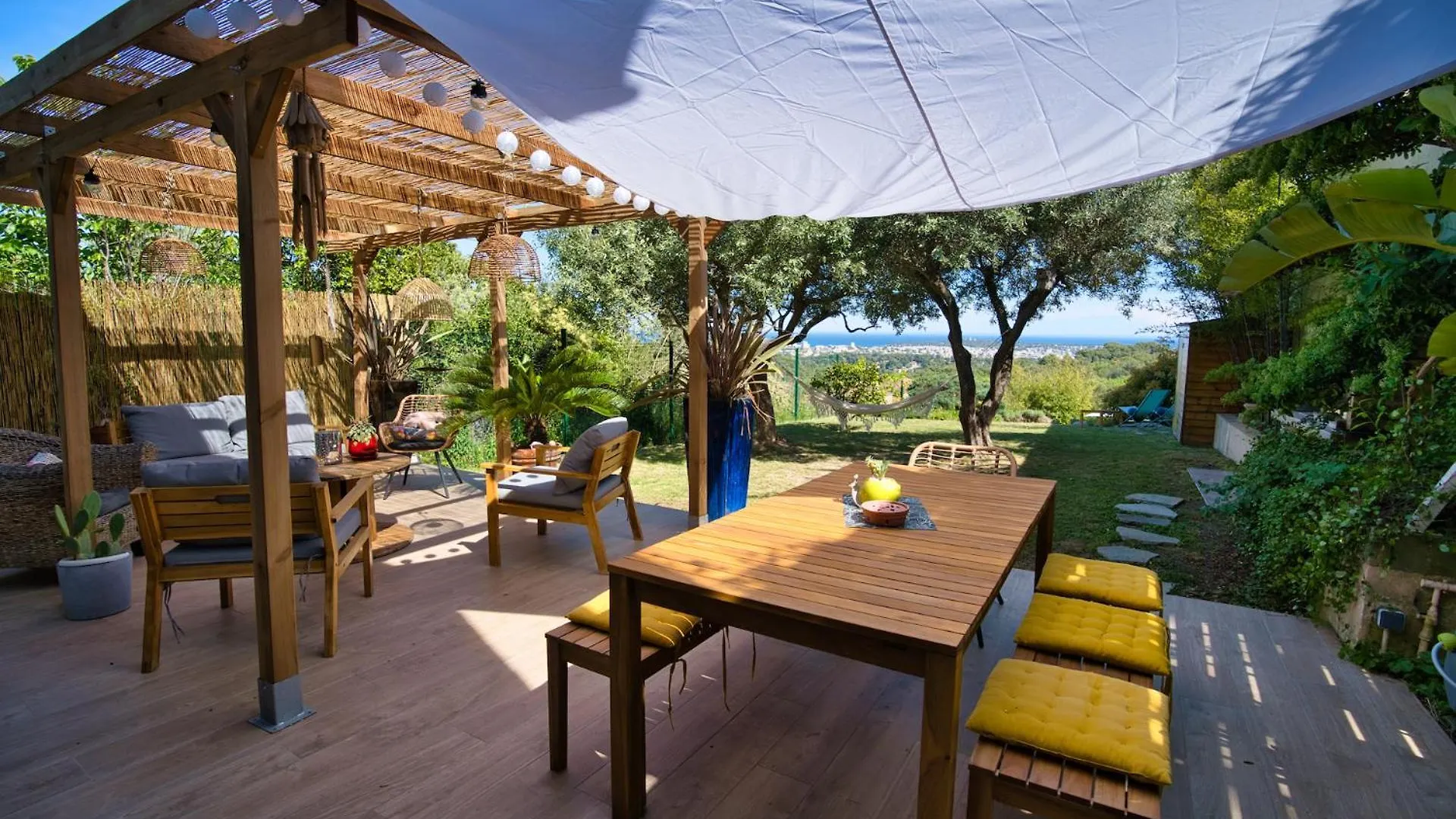 Villa Vue Mer Panoramique, Plage 10Min, Piscine, Tennis, Petanque Vallauris