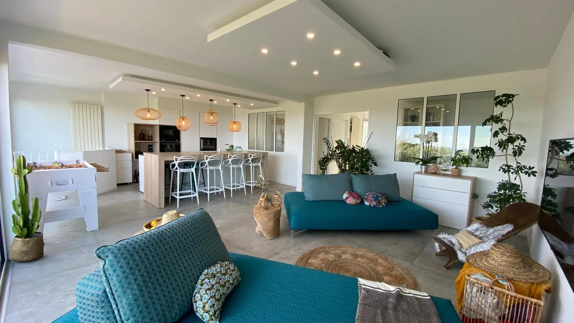 Villa Vue Mer Panoramique, Plage 10Min, Piscine, Tennis, Petanque Валлорис